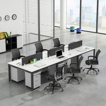 南昌职员办公桌员工桌屏风桌隔断电脑桌卡座椅组合简约现代办公