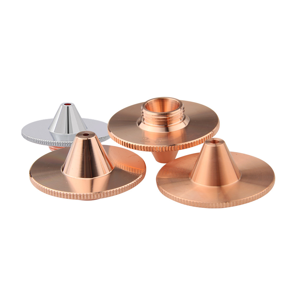光纤激光机草帽喷嘴跨境货源凸起直径32铜喷嘴高度15单层双层喷嘴