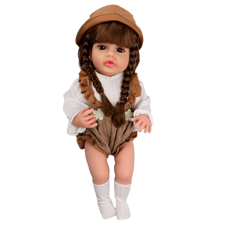 New 55cm Full Vinyl Doll Simulation Baby Reborn Doll Toy Wholesale