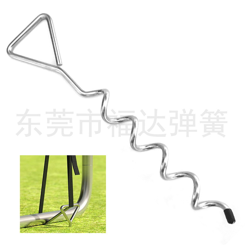 Spiral Stake Floor Outlet Tent Holder Dog Tied Ground Anchor Trampoline Windproof Nail Pile Outdoor Camping Accessories Manufacturer