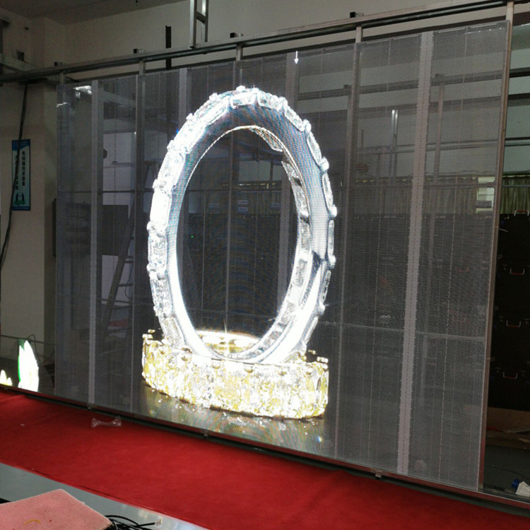 Led Transparent Screen Led Transparent Screen Grille Screen Indoor Transparent Screen Led Window Screen LED Display P3.9 P10