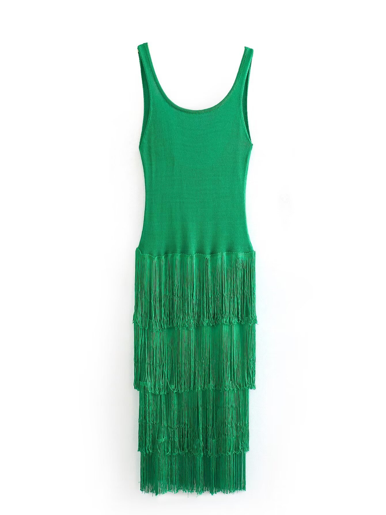 2720-春季新款女装欧美风无袖露背最常见流苏连衣裙女式-阿里巴巴