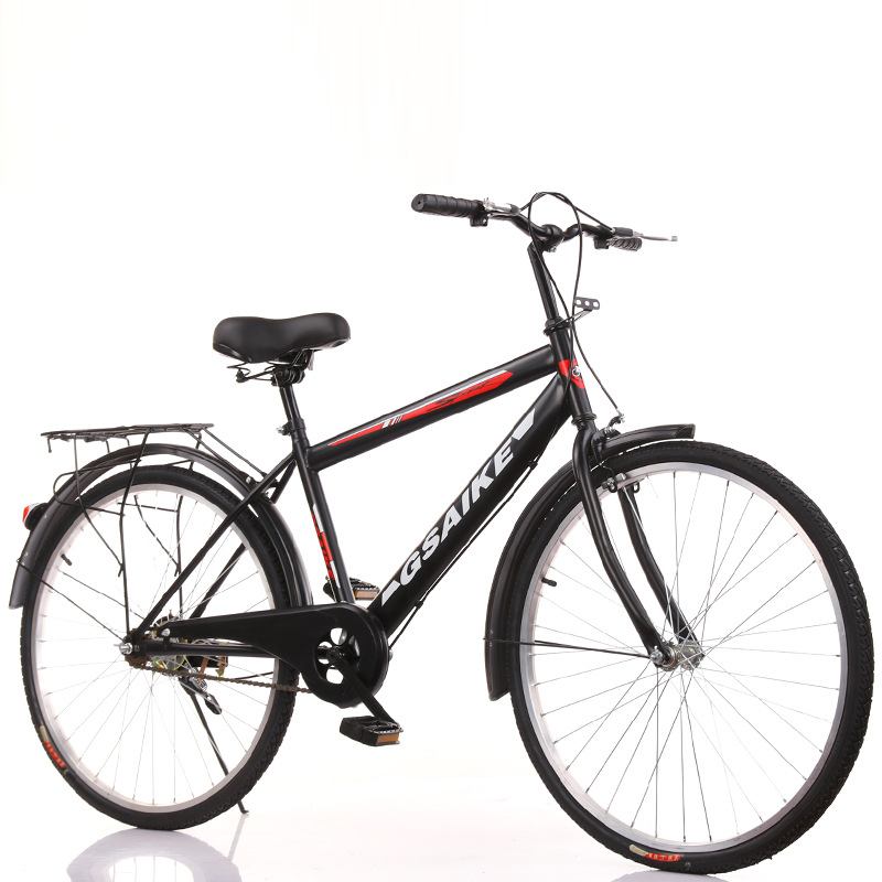自行车男式轻便普通26寸男士城市通勤车上班男女学生成人复古单车