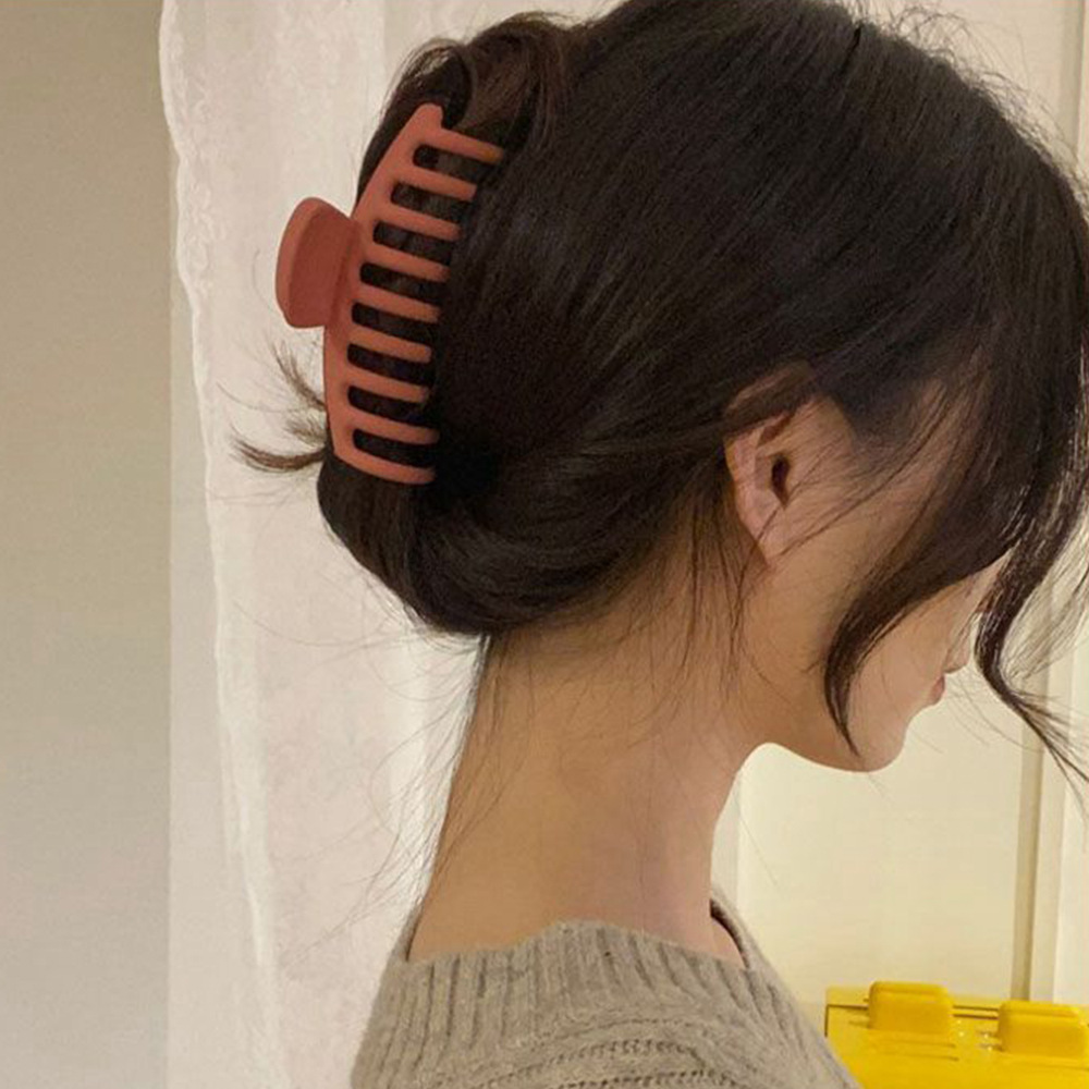 发夹后脑勺抓夹大号韩国盘发洗澡头发夹子头饰固定网红发抓发卡子