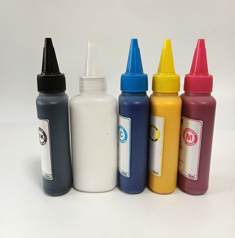 l1800彩色数码纺织墨水白墨柯式烫画墨水可填充打印机墨水uv墨水