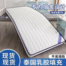 加厚乳胶床垫软垫宿舍学生单人床垫铺底家用睡垫可折叠1.5m床褥子