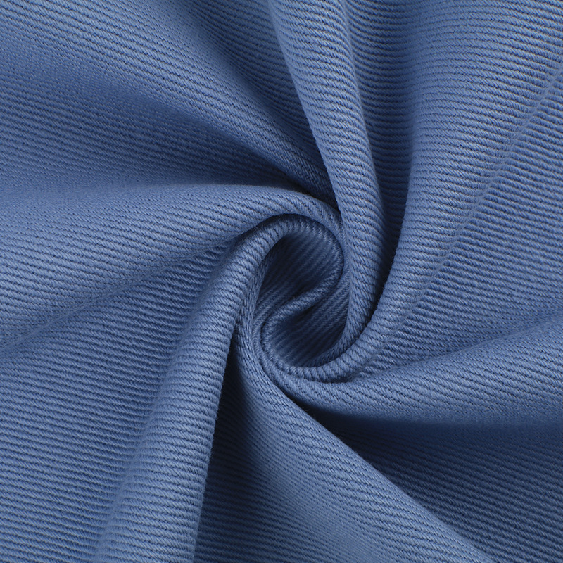 390g粗斜纹无弹棉布 水洗棉面料 秋冬工装裤半身裙套装外套面料