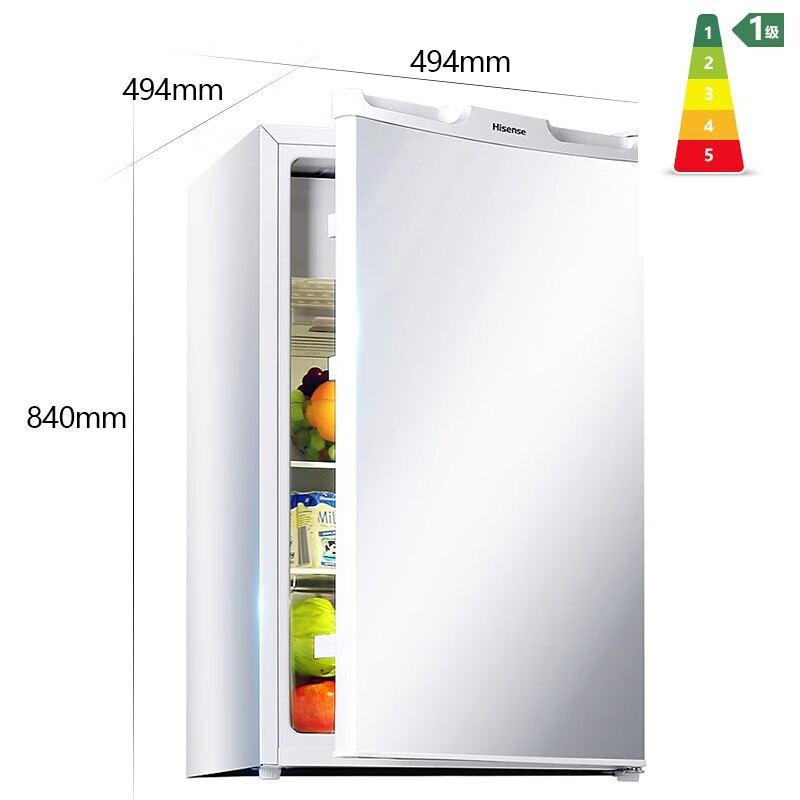 信小冰箱迷你单门100升一级能效小型家用办公室租房宿舍微冷冻