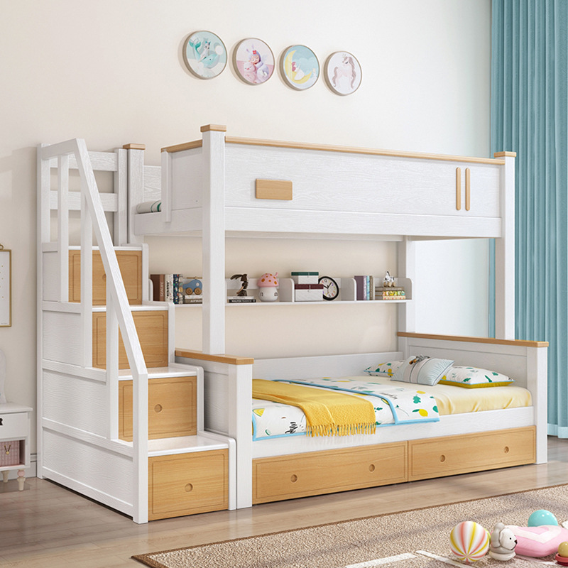 双层床上下床高低子母床大人上下铺实木儿童床两层小户型省空间