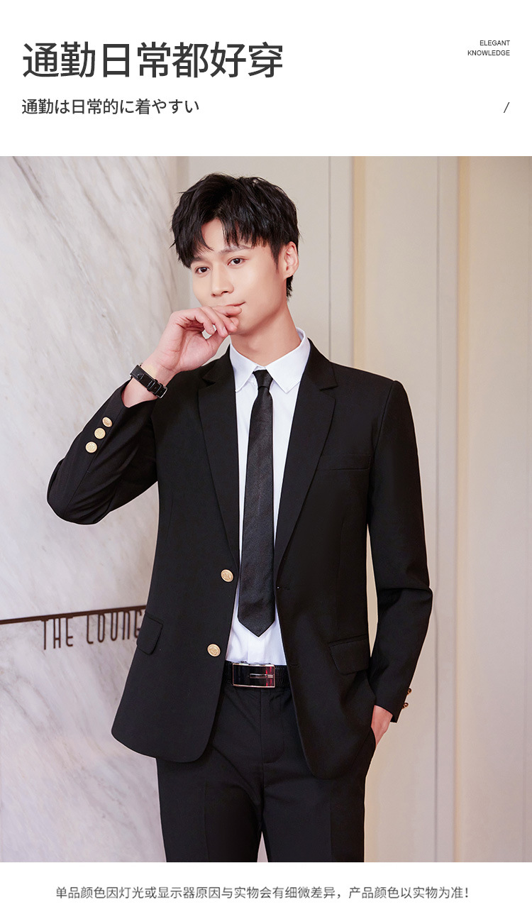 男款西服现货修身型韩版休闲西装新郎结婚伴郎礼服英伦正式套装