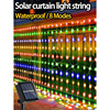 100 LEDs Solar Curtain Light Outdoor Light Waterproof|ru 100 LEDs Solar Curtain Light Outdoor Light Waterproof|ru