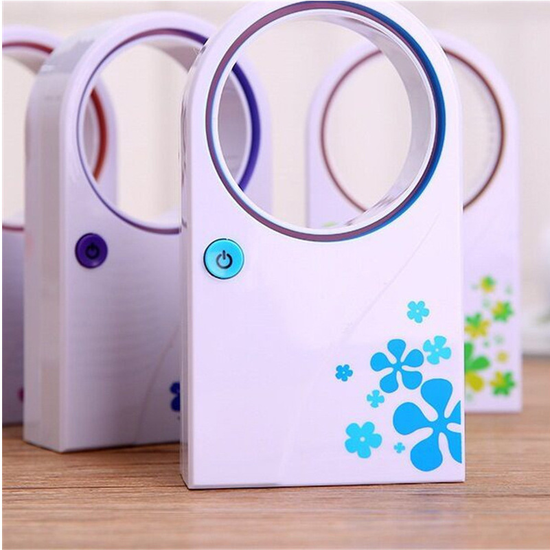 Chuangbo USB Dual-Purpose Air Conditioner Customization Mini Vaneless Fan Cool Fan Creative Handheld Desktop Fan