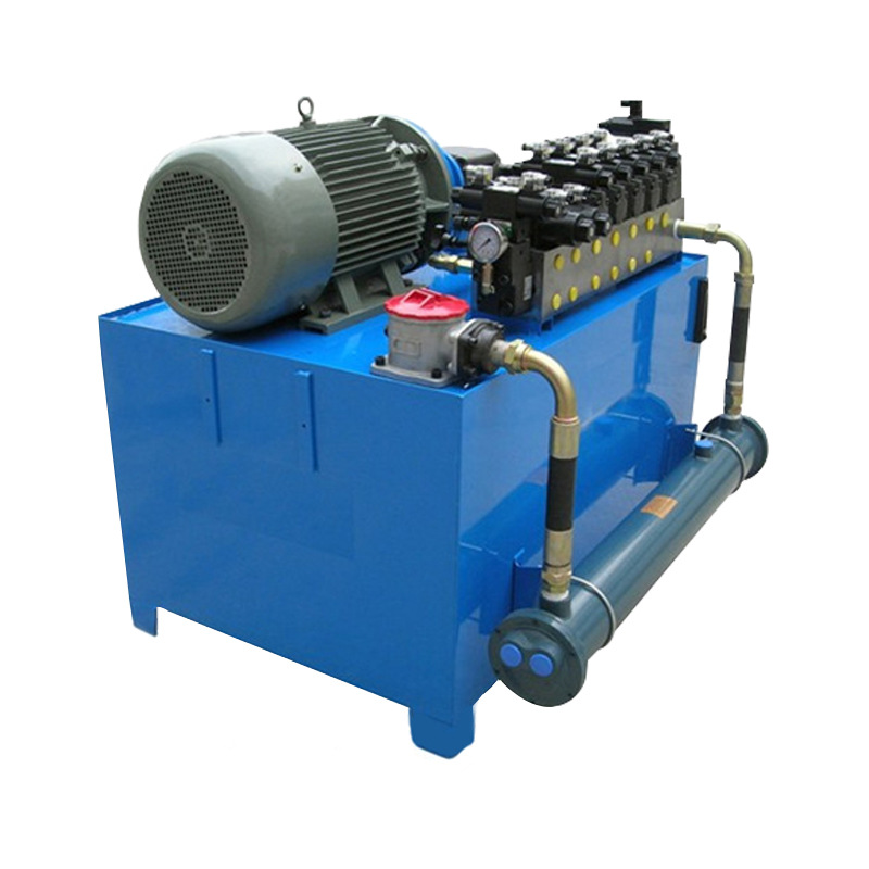 液压站液压系统微型电动动力单元电磁阀手动小型工作站 液压泵站