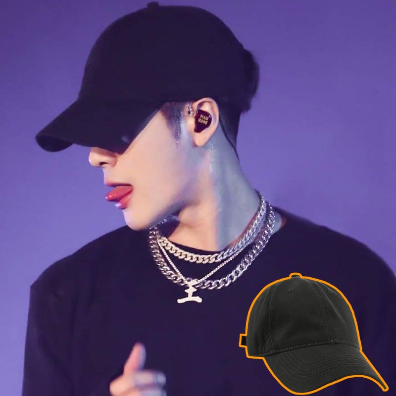 王嘉尔同款纯色水洗棉麻棒球帽鸭舌帽光板软顶情侣遮阳帽女ins潮