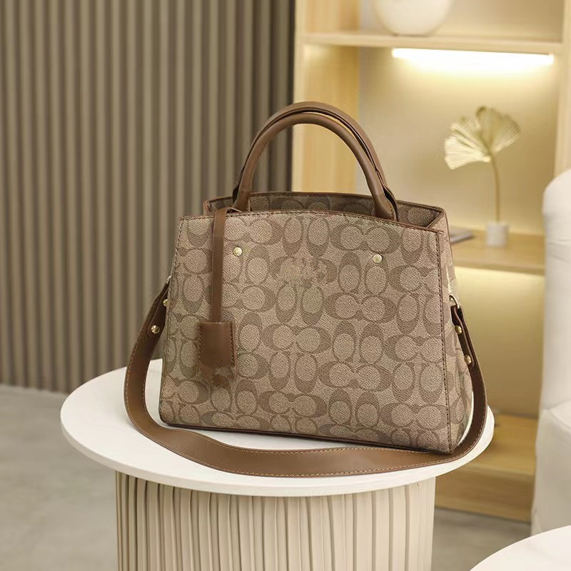 Printed Tote Women's Attendance Handbag Large Capacity New Trendy All-Match Messenger Bag Tote Bag Can Be Sent on Behalf