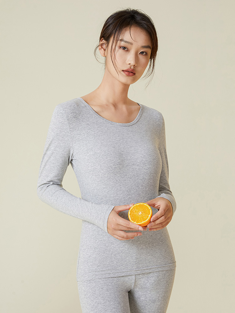 Wholesale Women's Inner Wear Autumn and Winter Undershirt Tight Autumn Suit Cotton Student Thin Thermal Underwear