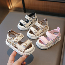 韩版宝宝鞋子0-1-3岁2男童凉鞋包头防踢女童沙滩鞋软底幼童学步鞋