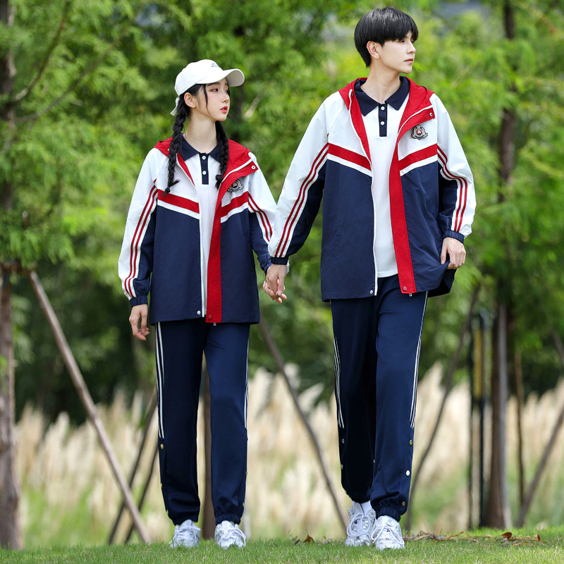 班服初中生运动会风衣外套学院风小学生高中生校服套装-阿里巴巴