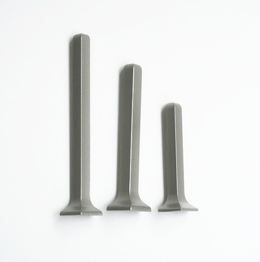 铝合金踢脚线配件阳角阴角中接堵头6cm8cm10cm黑色金属拉丝地脚线