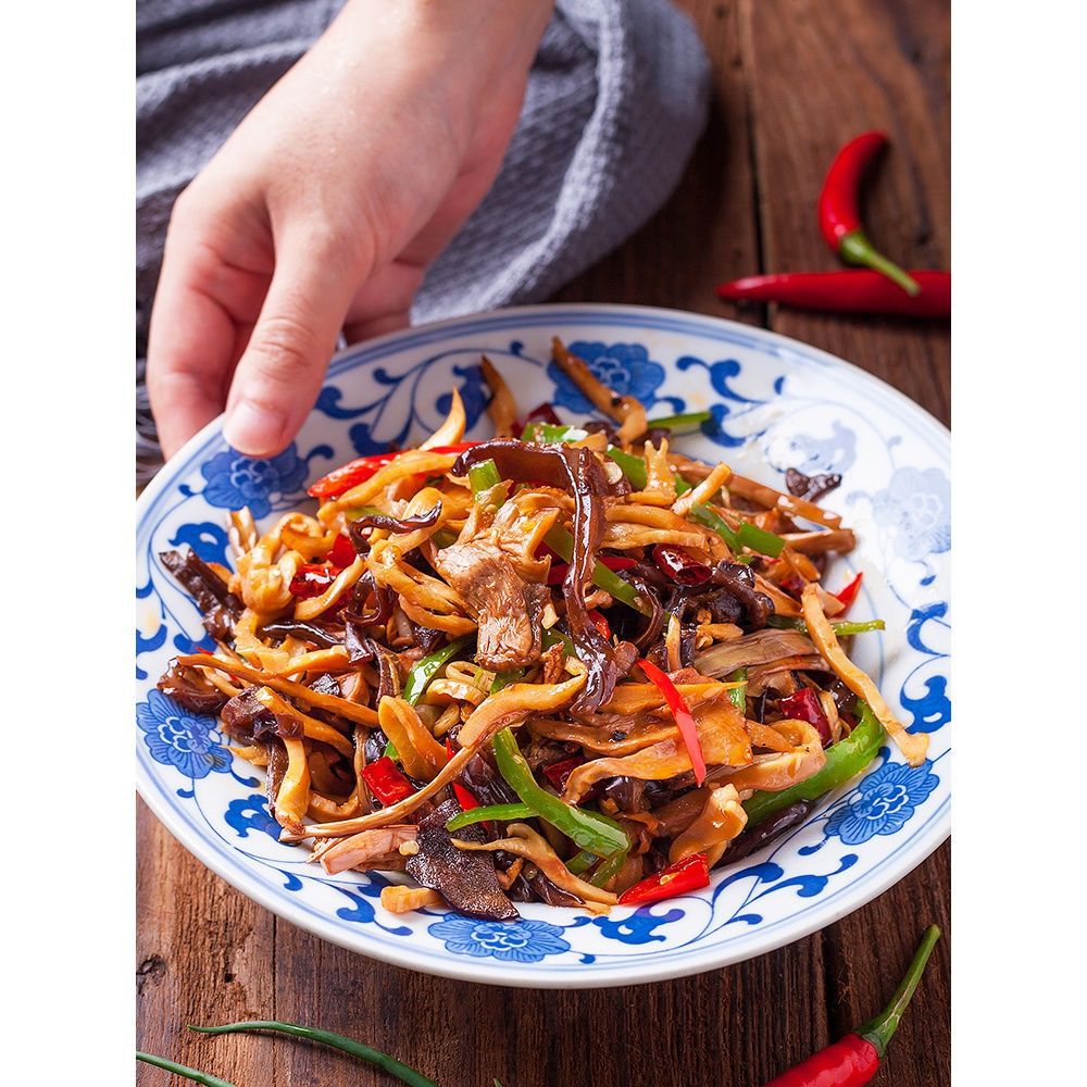 什锦野菜250g酒店特色菜饭店小炒香脆下饭菜餐饮半成品食材私房菜