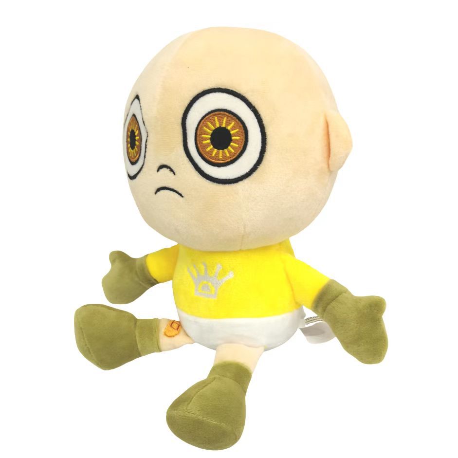 跨境新品the baby in yellow plush黄色宝宝毛绒玩具可爱男孩公仔