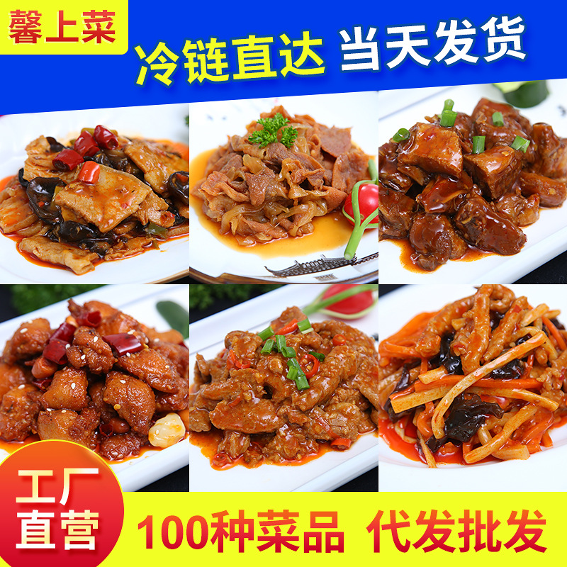 外卖餐厅速食简餐商用快餐冷冻袋装半成品食品预制中式菜肴料理包