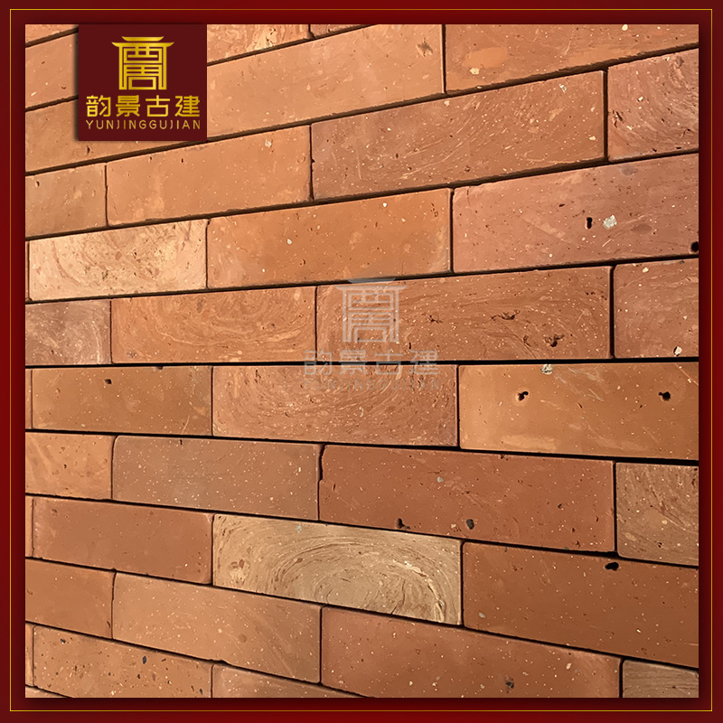黏土红砖 仿古块 六面光粘土砍磨 铺地 花园装饰庭院地面