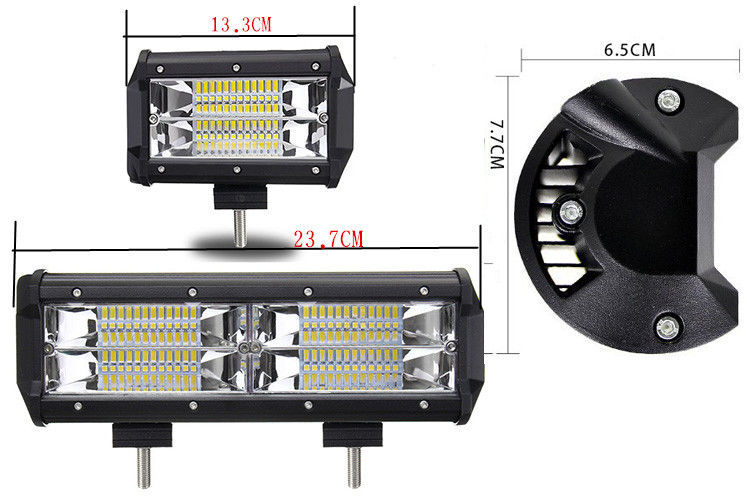 12伏汽车led长条灯24v货车led杠灯超亮铲车工作灯摩托车led射灯