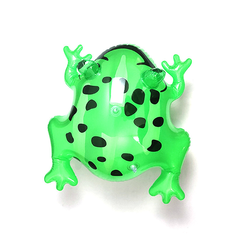 Internet Celebrity Flash Inflatable Light-Emitting Frog Doll Balloon Doll Lonely Toad Baby Pop Jumping Toys Wholesale