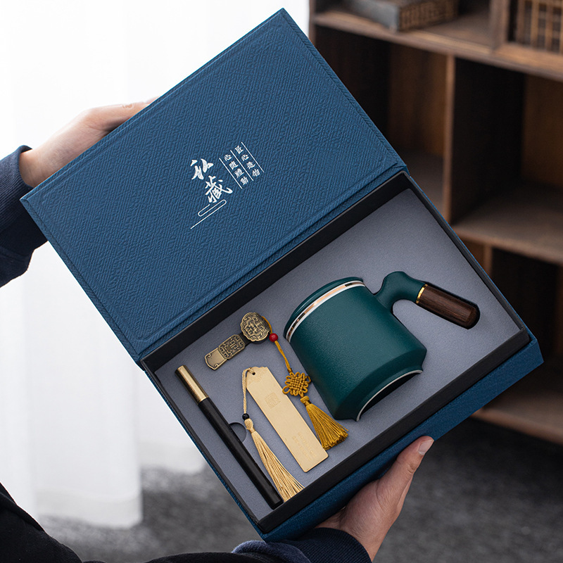 房地产公司礼品送客户员工商务办公水杯套装周年庆纪念品伴手礼