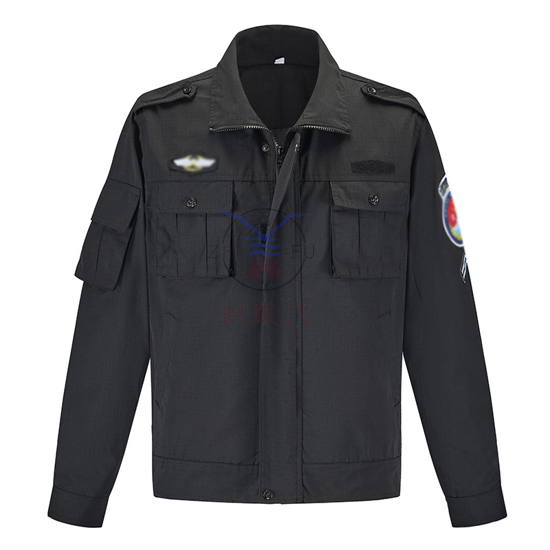 春秋机场09款安检制服夹克常服作训男女特训安检外套长袖执勤工作