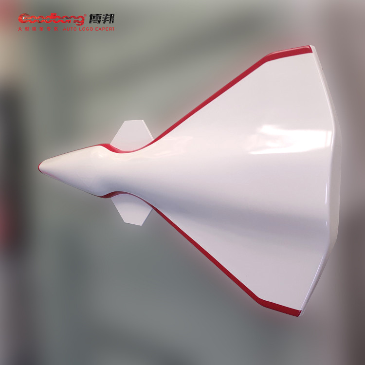 博邦装饰飞机三维吸塑项目亚克力材质造型厚片吸塑