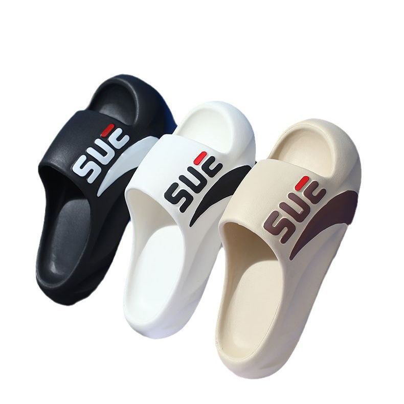 Slippers Men's Summer Trendy Outdoor Wear Eva Shit Feeling Non-Slip Deodorant Sandals Outdoor Sports Soft Bottom Beach Sandals