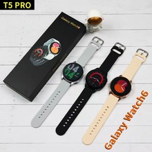 跨境新款智能手表T5 PRO大屏蓝牙通话时尚运动Galaxy watch手环