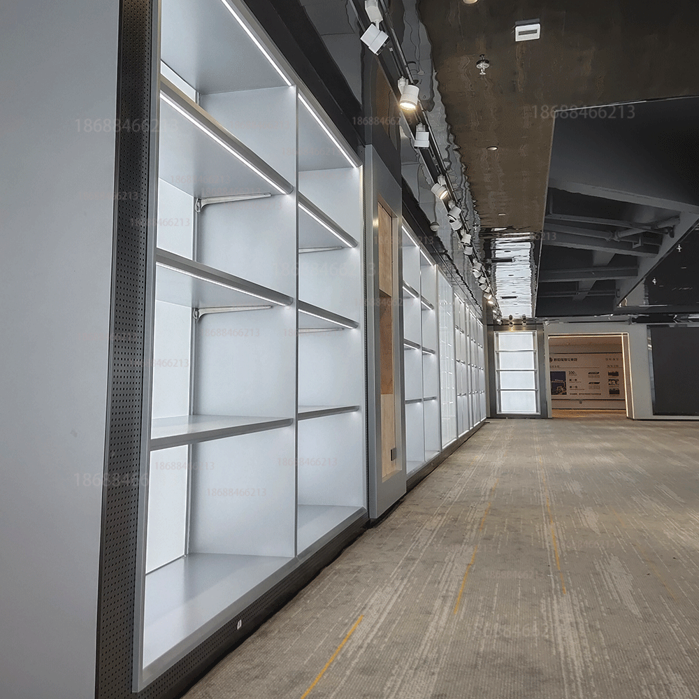 化妆品展示柜烤漆简约护肤品展柜形象柜背柜美容院烤漆展示柜定制