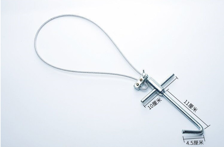 套猪器钢丝绳套抓猪保定器套猪嘴打针兽用器械宠物固定器猪场设备