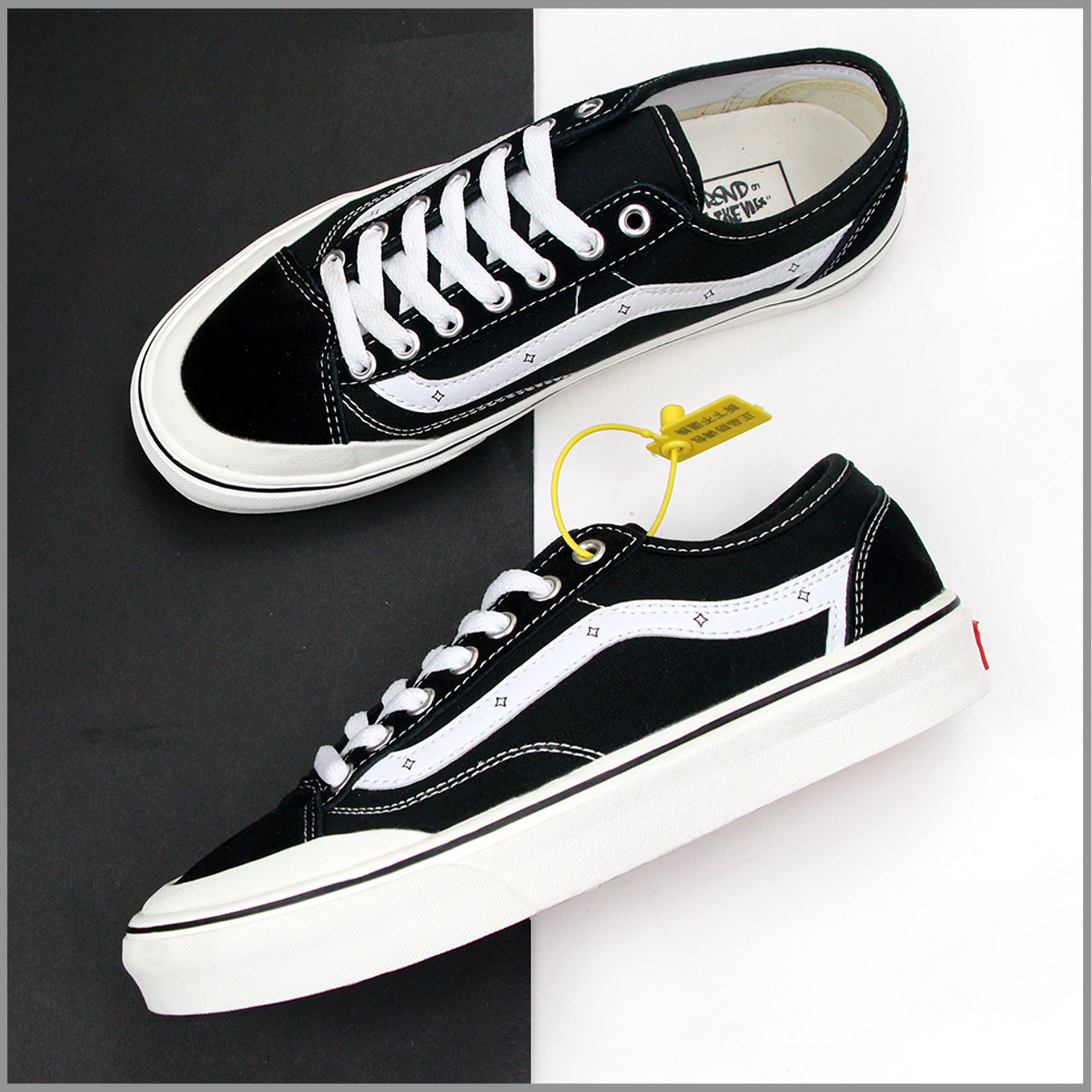 万斯帆布鞋男式鞋