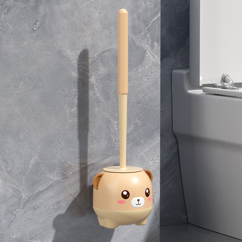 Wall-Mounted Toilet Brush Household Cleaning Brush