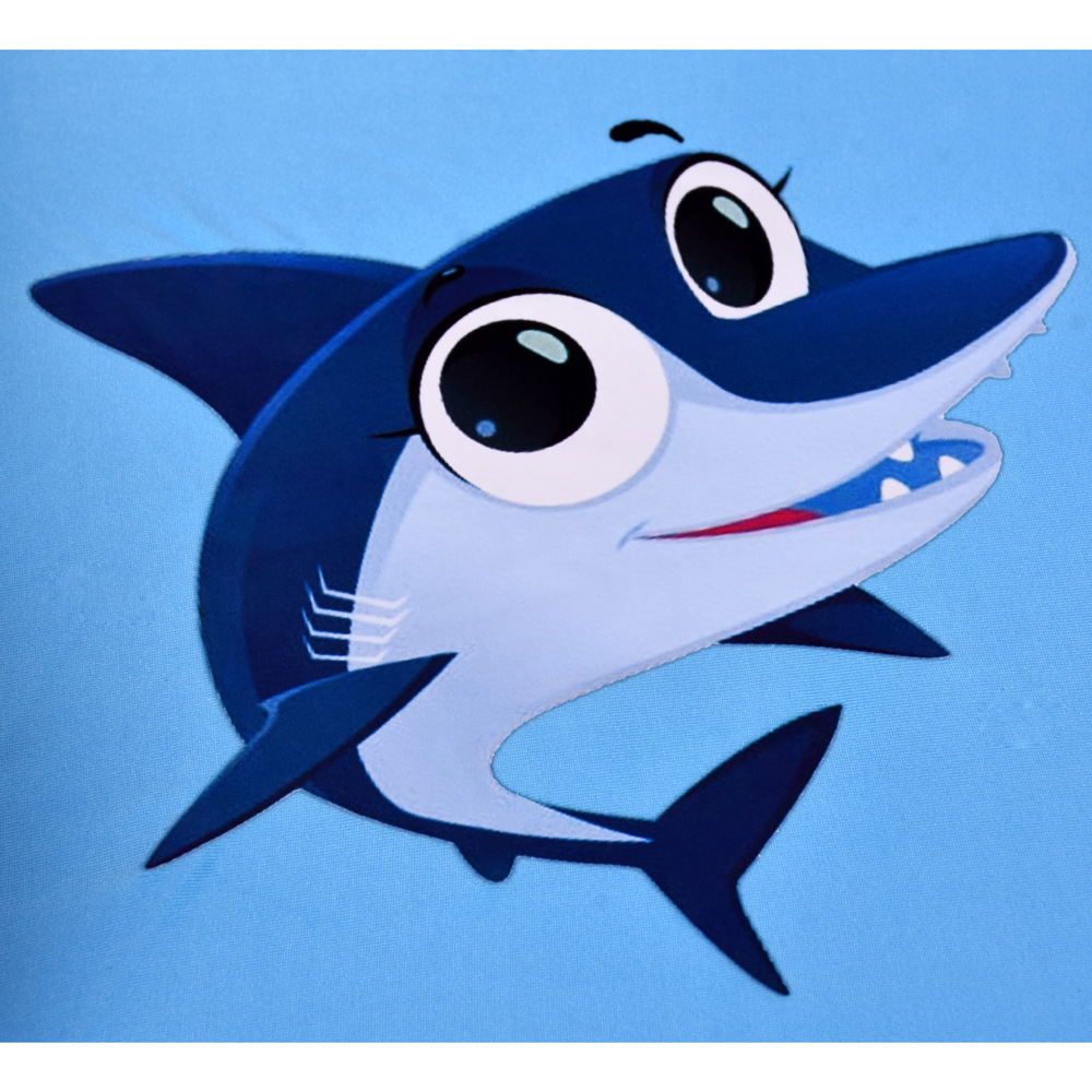 儿童泳衣男童中大童分体游泳衣宝宝男鲨鱼卡通泳裤套装小孩泳装