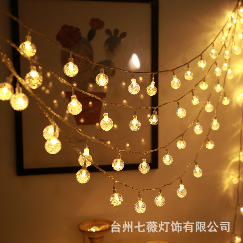 Led Lighting Chain Solar Star Light Christmas Festival Ambience Light Outdoor Camping Tent Canopy Chandeliers