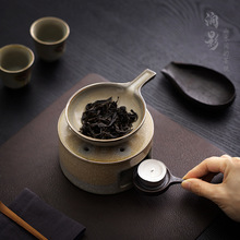 中式蜡烛温茶炉煮茶炉子茶壶加热底座温茶器烤茶盘香炉炒茶烘茶器
