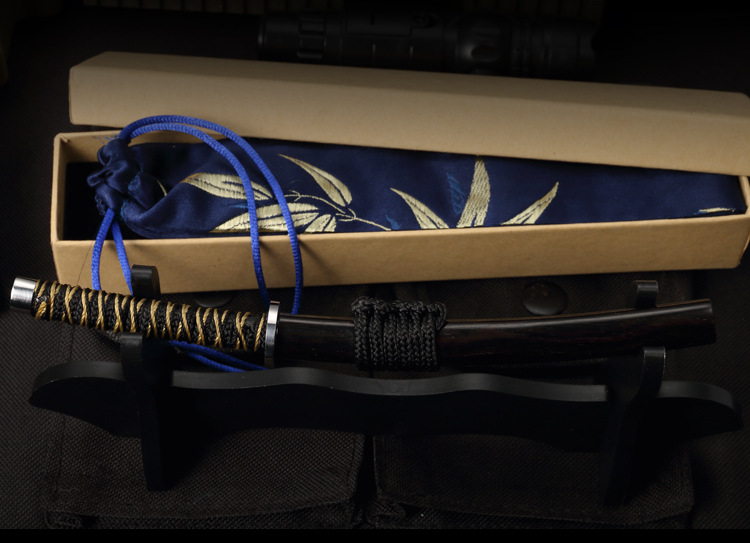 新品精品迷你大马士革小武士刀精美小短刀锋利随身一体军工刀手工