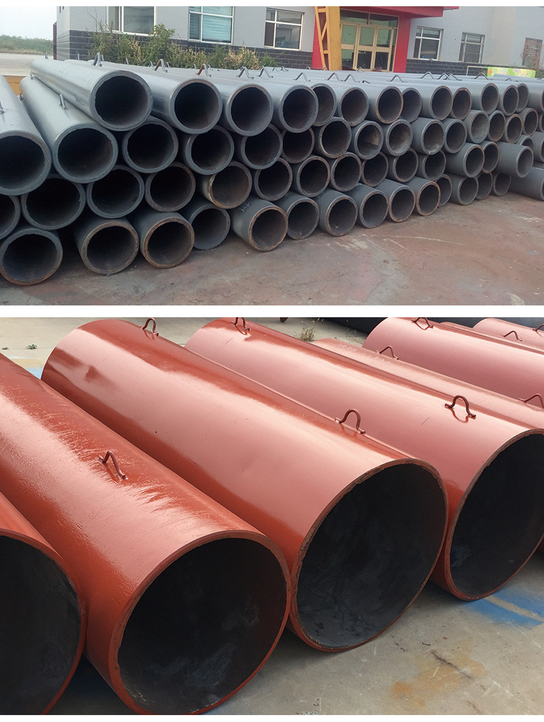 厂家批发工业用大口径除灰紊流输灰双套管矿山耐磨管道紊流双套管