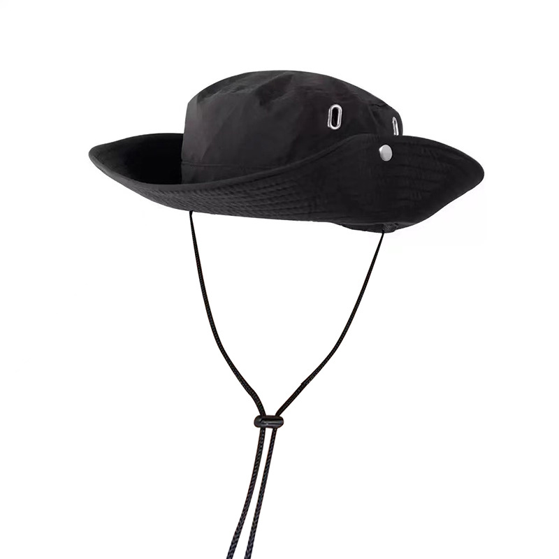 Outdoor Waterproof Bucket Hat Big Head Circumference Western Cowboy Hat Hiking Mountain Camping Alpine Cap plus Size Sun-Proof