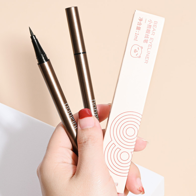 Bobeini Makeup Liquid Eyeliner Glue Pen Waterproof Sweat-Proof Not Smudge Newbie Beginner Female Eyeliner Wholesale