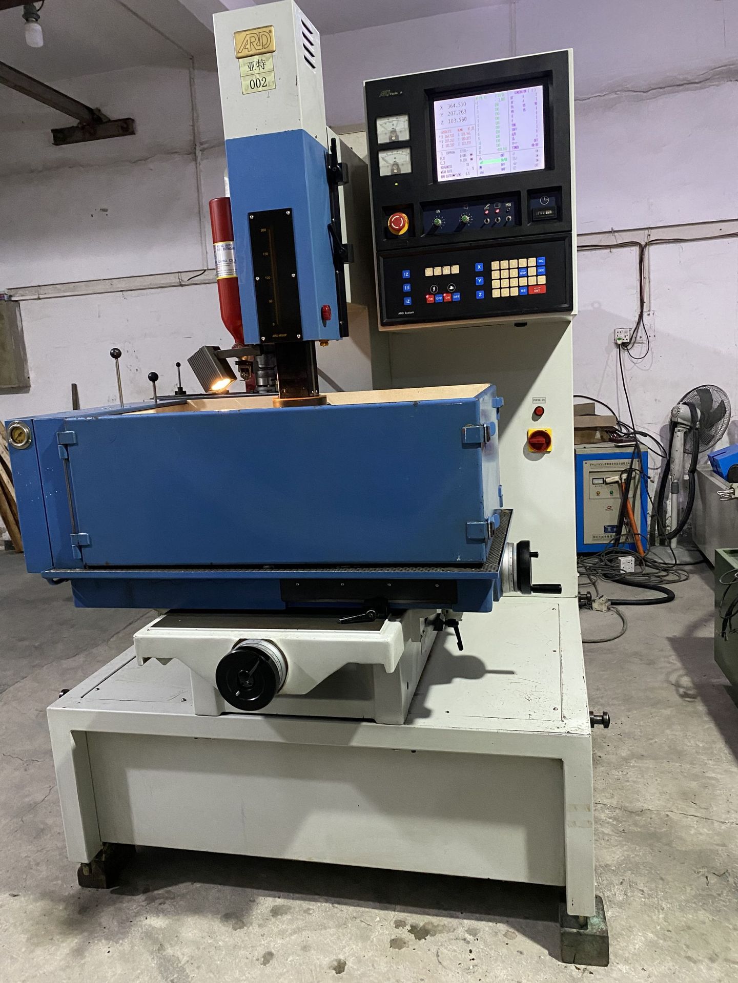 台湾火花机亚特电脉冲ard电火花机m50专业维修亚特火花机收购