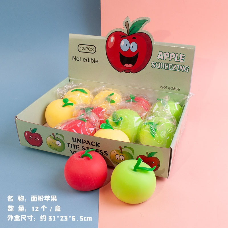 Cross-Border TikTok Same Fruit Super Cute Squeezing Toy Decompression Toy Cute Decompression Squeeze Ball Festival Gift Toys