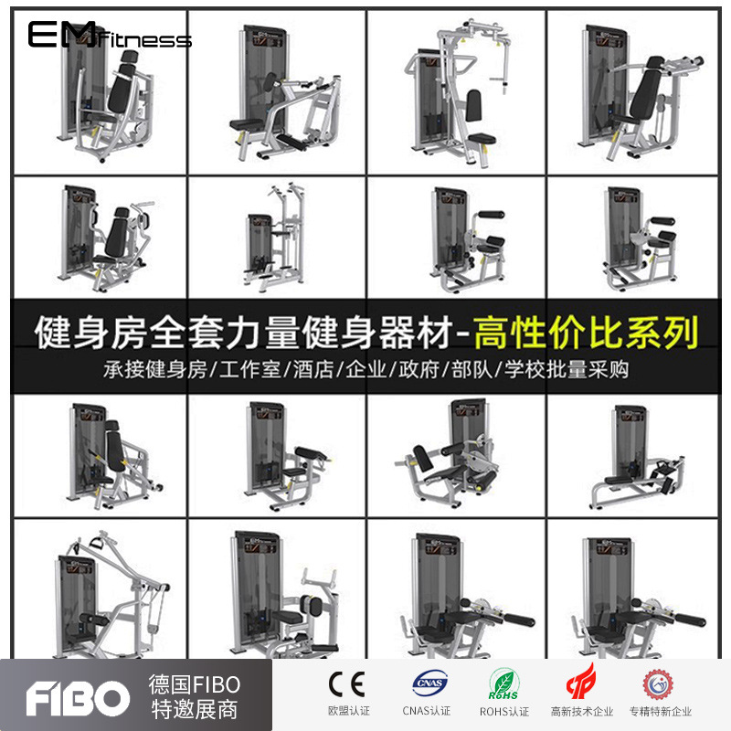 亿迈ZYZ豪华商用健身房全套器械腿部推蹬训练器全身力量训练器械