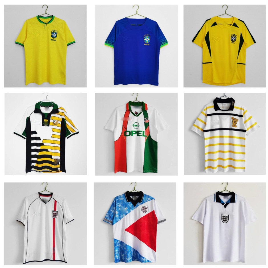 国家队英格兰巴西南非苏格兰南斯拉夫复古旧款球衣 一件代发-阿里巴巴