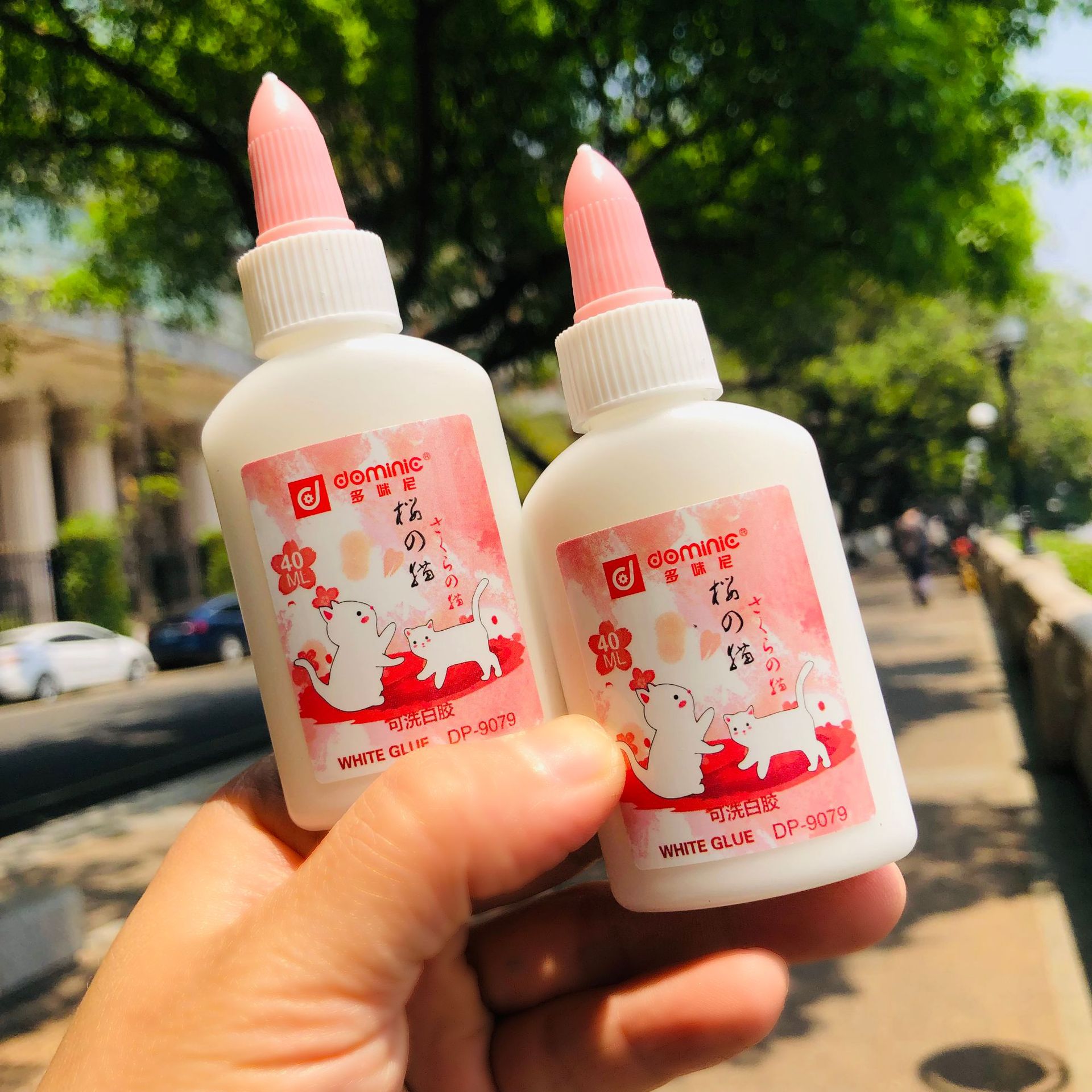 多咪尼40ml可水洗胶学生可爱卡通液体胶diy手工水性白乳胶水